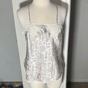 Dior Silver Floral Camisole